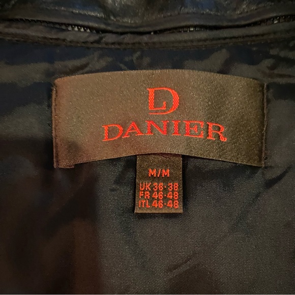 Danier genuine leather men’s coat thermolite removable quilted liner medium - Picture 7 of 13